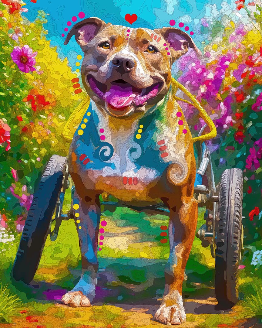 Hot Rod Garden Pittie
