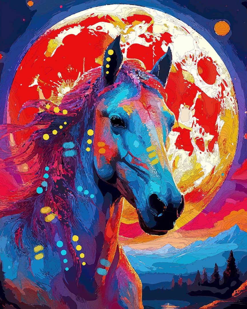 Blood Moon Horse