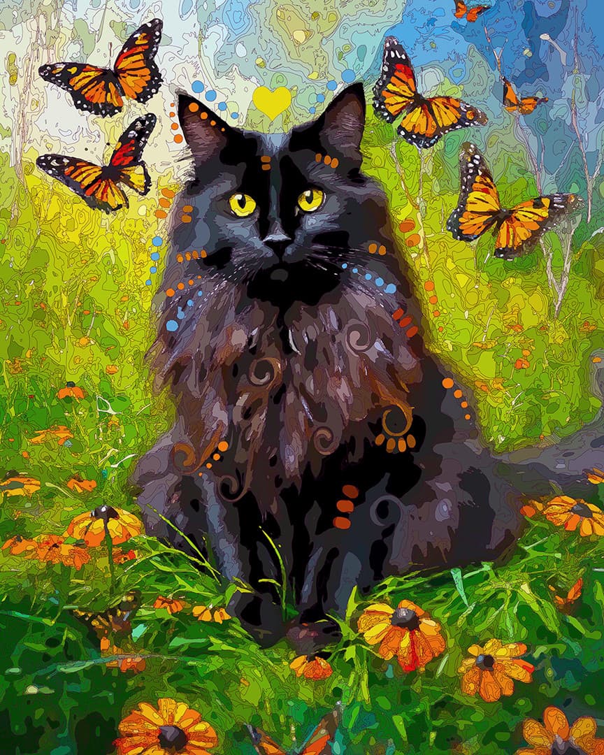 Monarch Garden Longhair