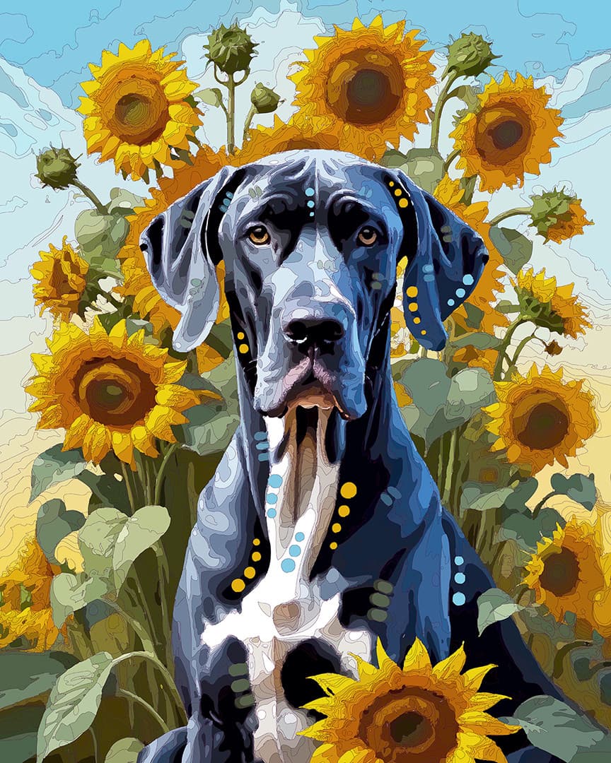 Sunflower Dane