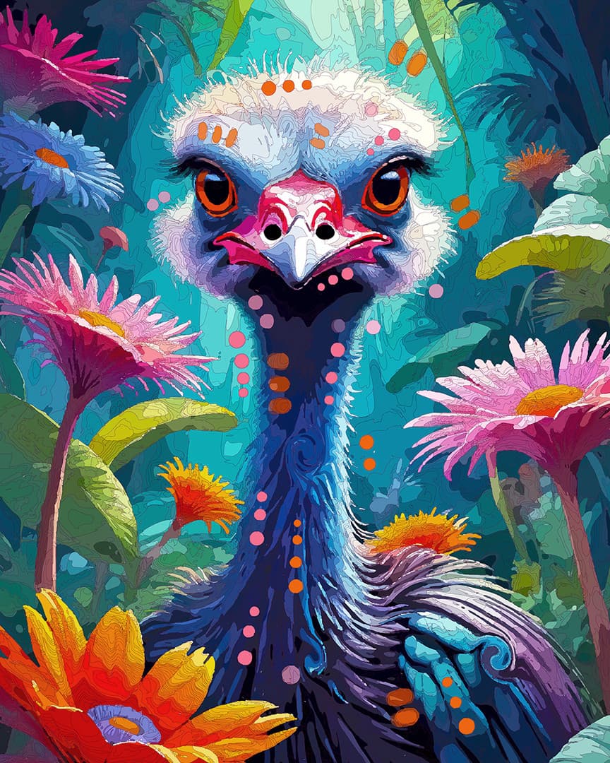 Fantasy Ostrich